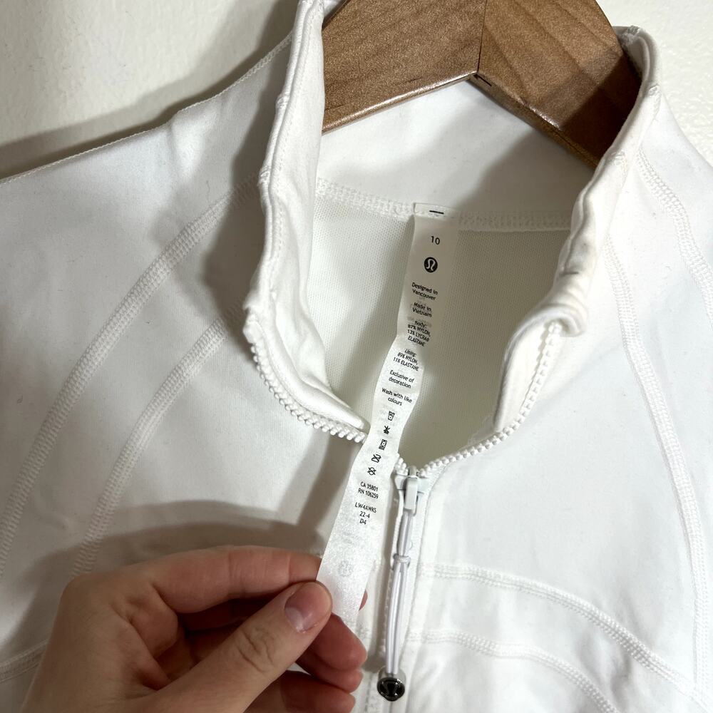 NWT Lululemon Define Jacket White - Picture 5 of 7